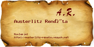 Austerlitz Renáta névjegykártya